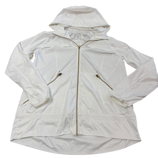 LULULEMON MISS MISTY II PACKABLE JACKET WHITE 100 SZ 12
