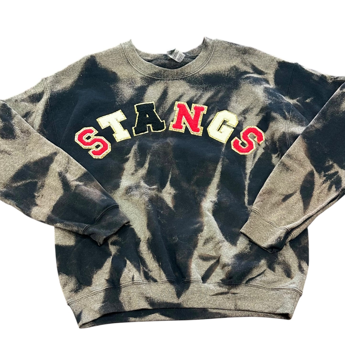 SHALLOWATER STANGS BLEACHED SWEATSHIRT 122 LARGE