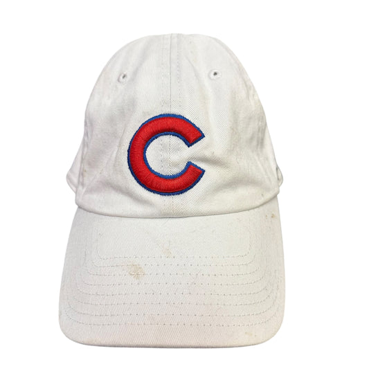 WHITE CHICAGO CUBS CAP 58 OS *SPOT ON BILL