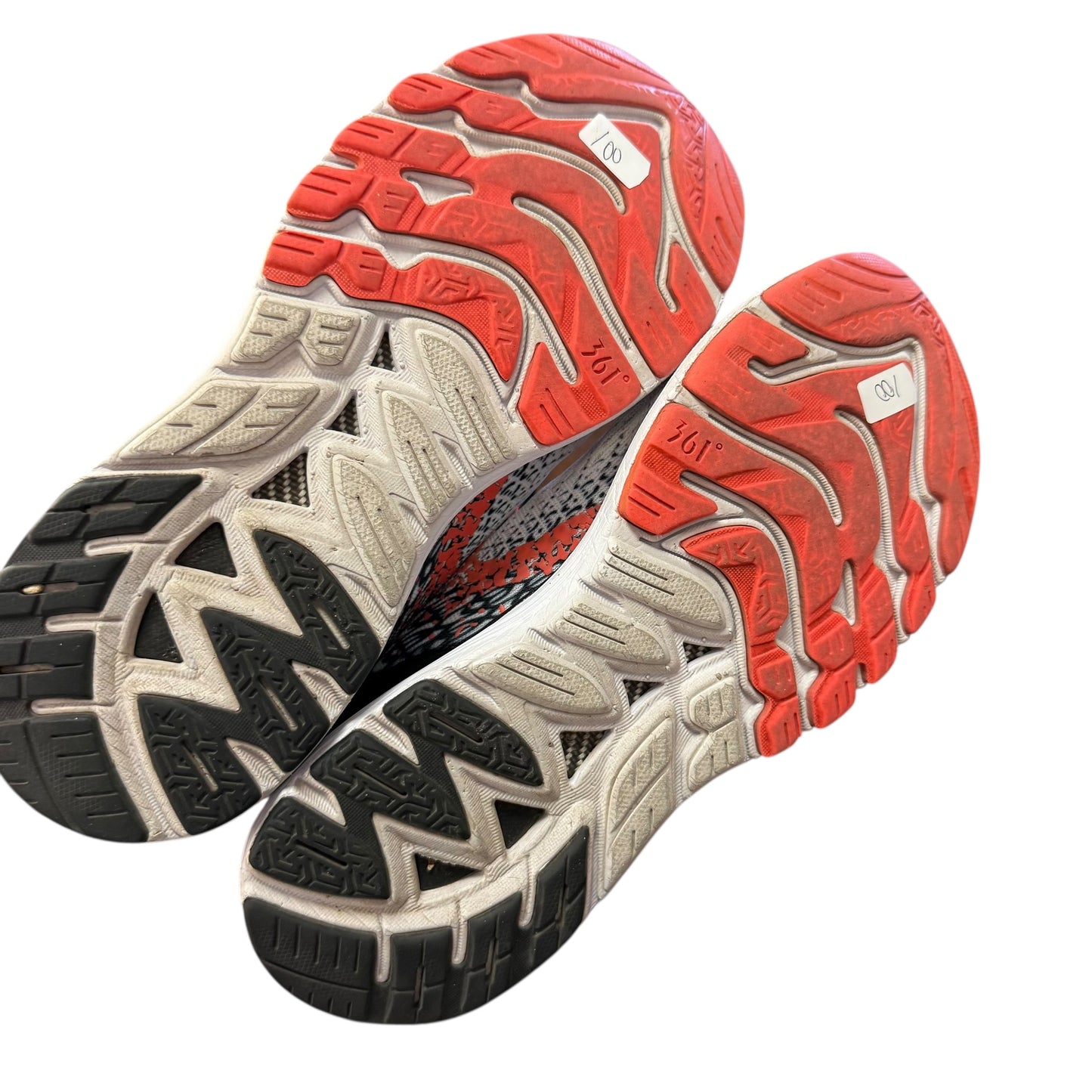 361 DEGREES MERAKI 3 WHITE HAZARD RUNNING SNEAKERS 100 SZ 7.5