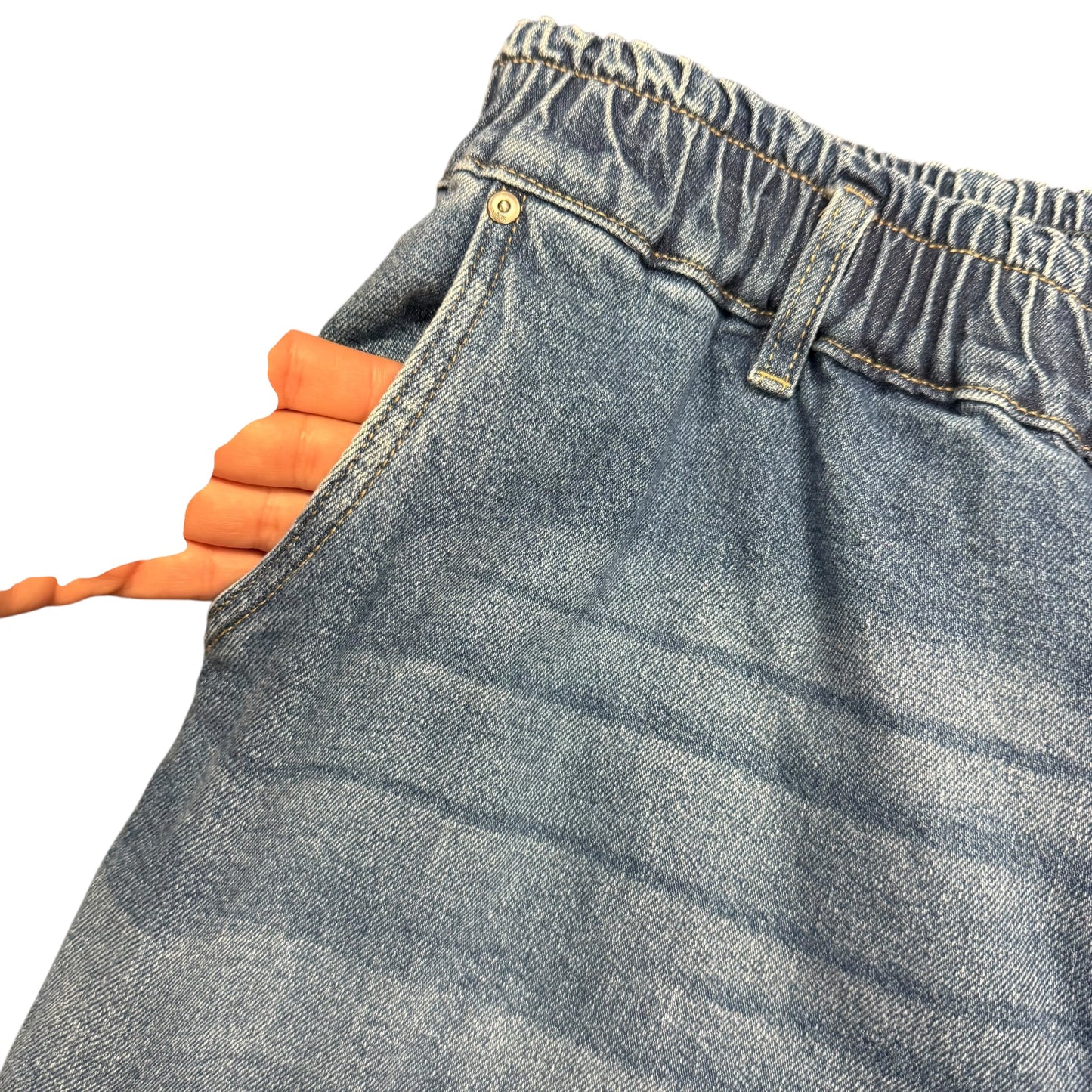 LANE BRYANT FLEX MAGIC WAISTBAND SIGNATURE FIT HIGH RISE MOM JEAN SZ 18