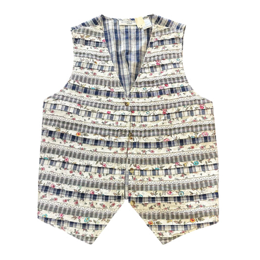 VICTORIA JONES VINTAGE VEST NWT 100 2X