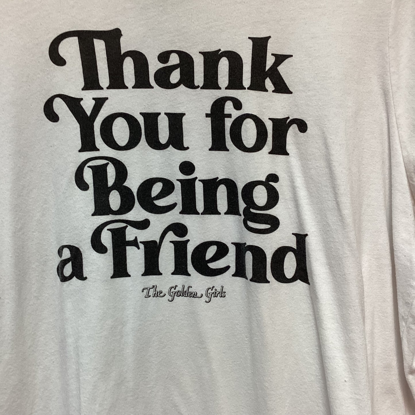 THANK YOU FOR BEING A FRIEND GOLDEN GIRLS WHITE T-SHIRT - 2X - 143