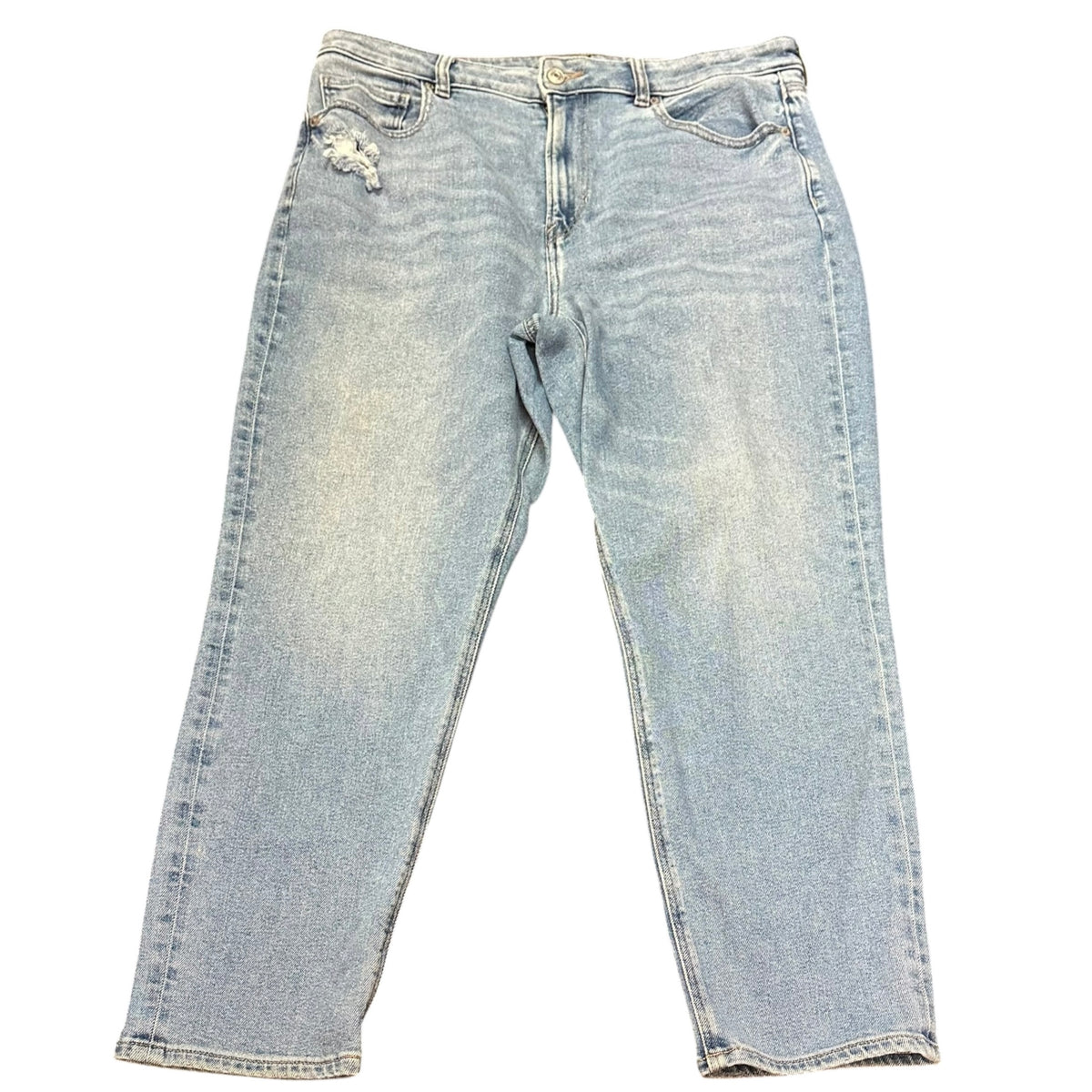 AMERICAN EAGLE DENIM BLUE MOM JEANS 100 SZ 14 REG **