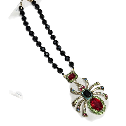 SPIDER RHINESTONE NECKLACE NEW 100 OS