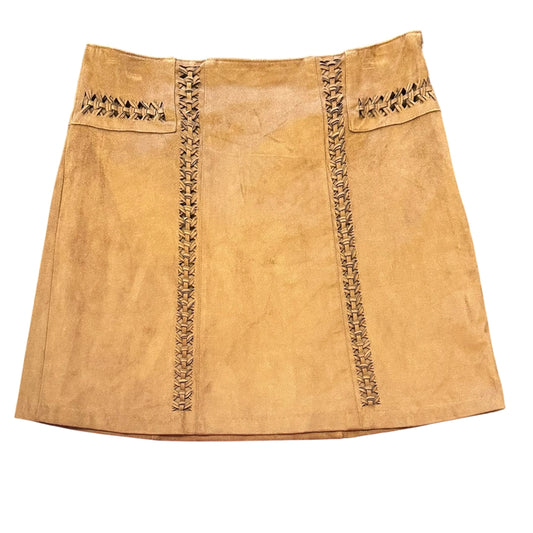 CATO FAUX LEATHER SKIRT 100 SMALL