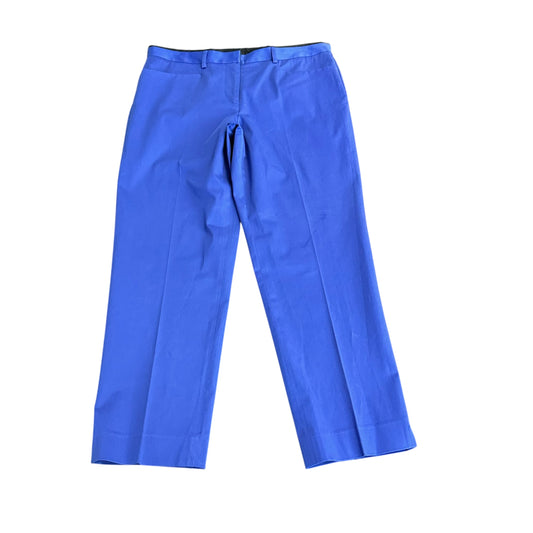 RAG & BONE BLUE ANKLE TROUSERS FLAT FRONT POCKETS 249 SZ 8