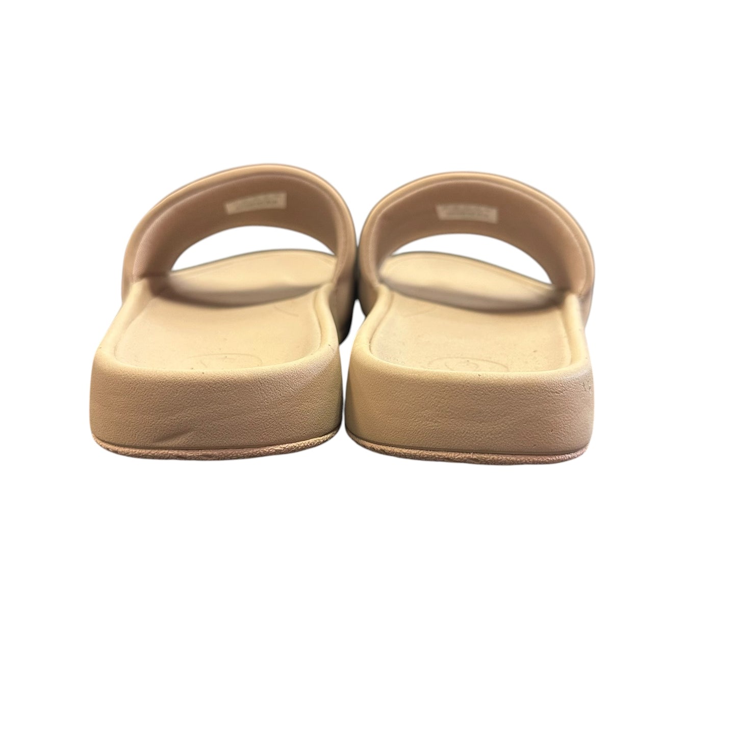 LULULEMON RESTFEEL SLIDE SANDALS SAND DOLLAR NWOT 276 SZ 12