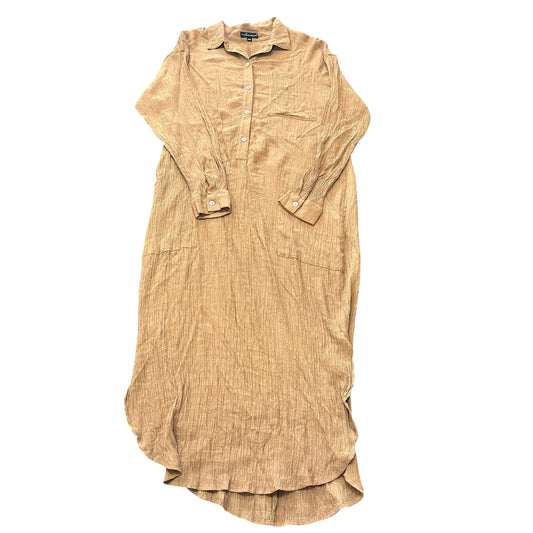 WISHLIST BROWN GAUZE POP OVER DRESS 259 S/M