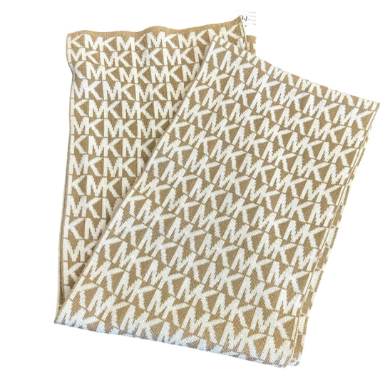 MICHAEL KORS BEIGE TAN SCARF 143