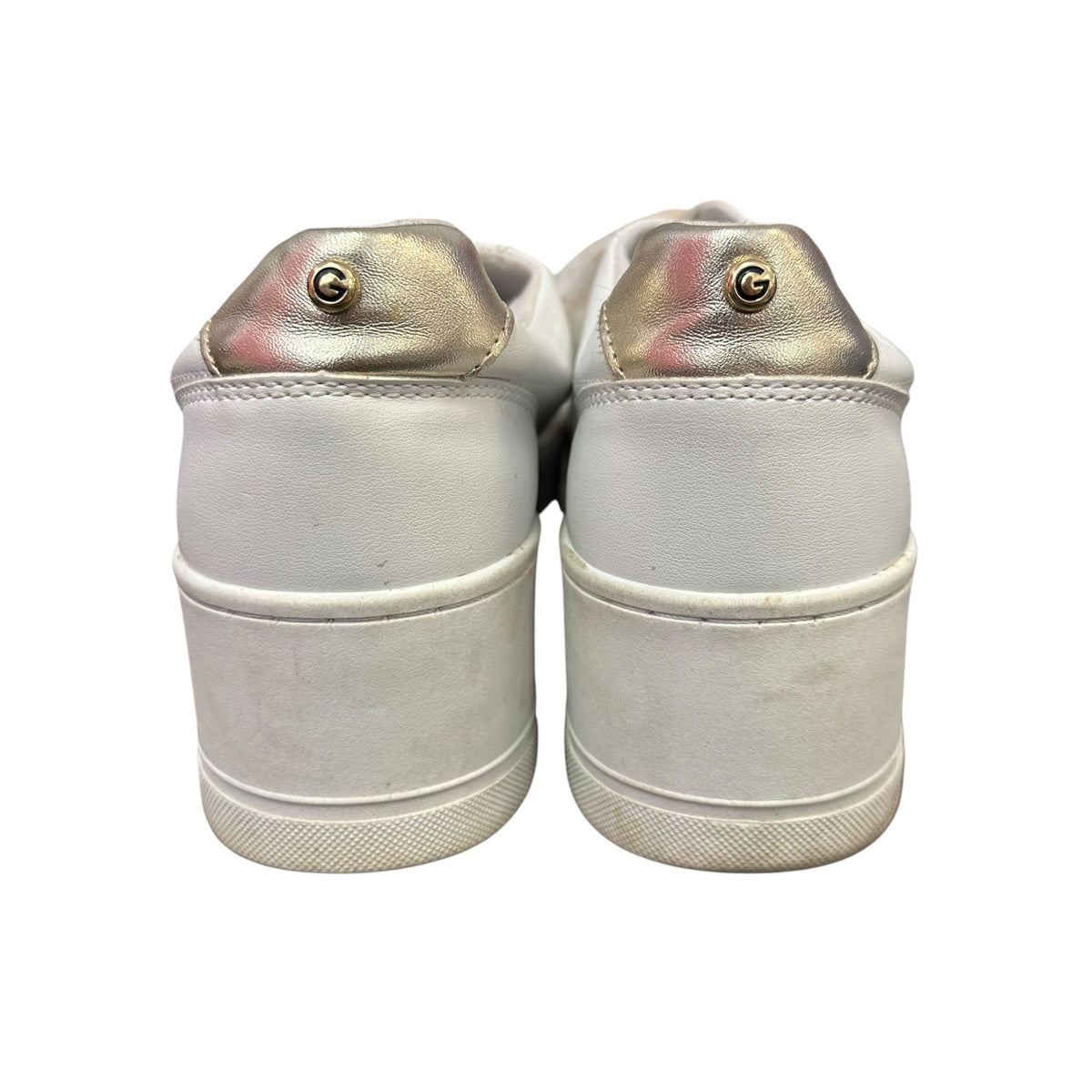 GBG BY GUESS WHITE PLATFORM SNEAKERS 143 SZ 9