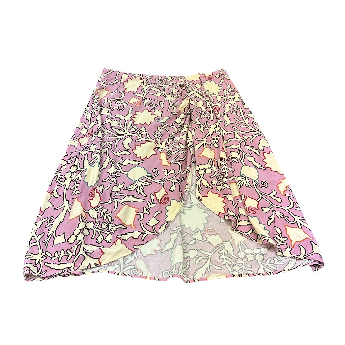KNOX ROSE PURPLE FLORAL SKIRT XXL