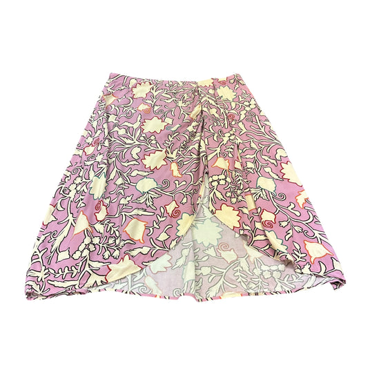 KNOX ROSE PURPLE FLORAL SKIRT XXL