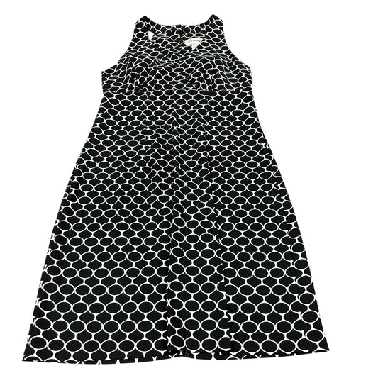 CONNECTED BLACK WHITE GEOMETRIC DRESS 180 SZ 16