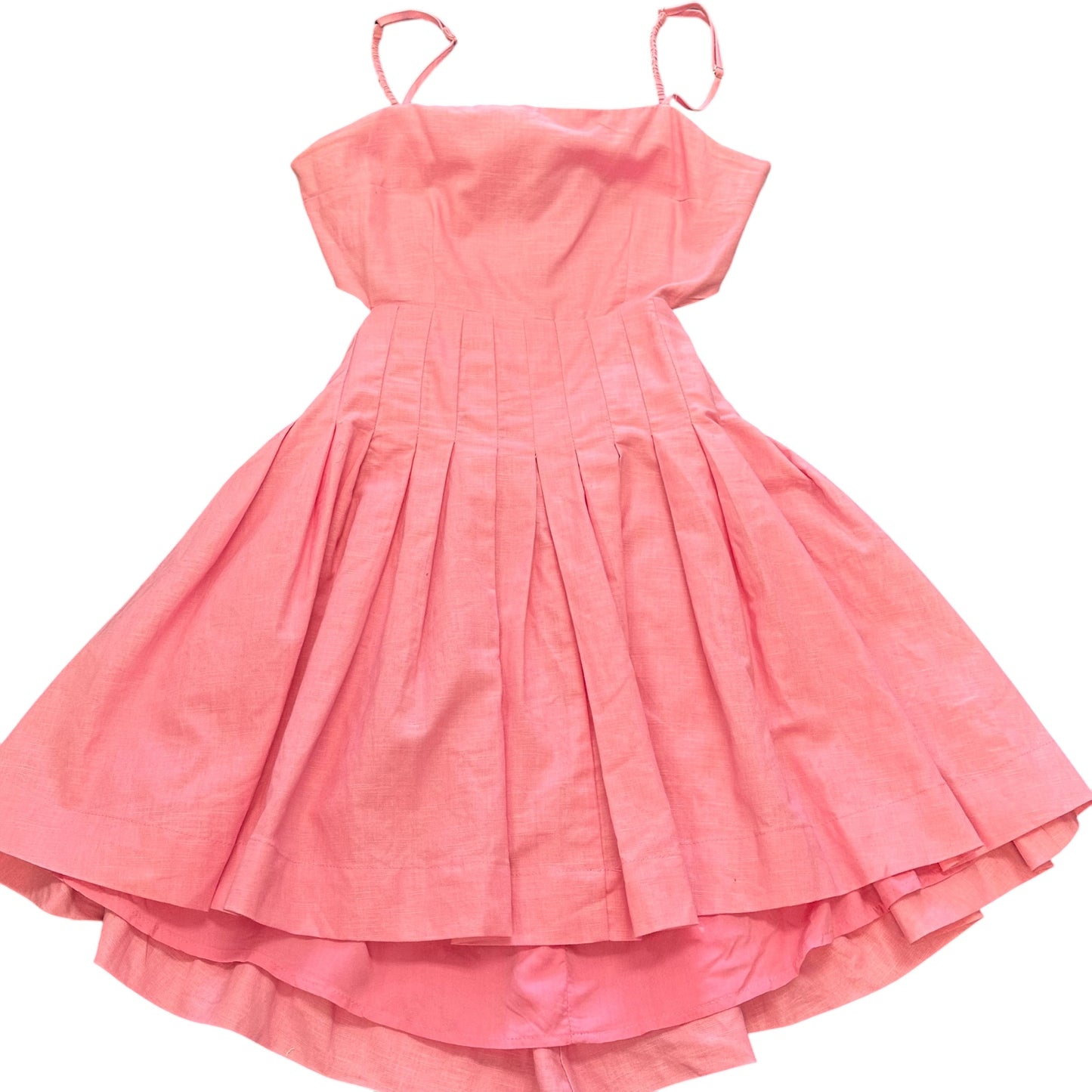 MABLE PINK DRESS TIE BACK 158 SMALL