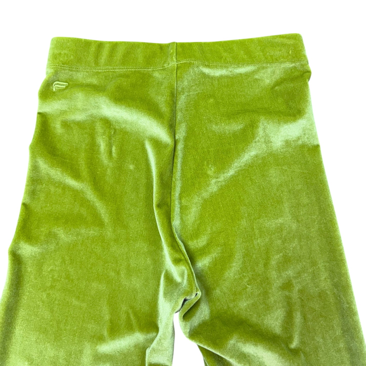 FABLETICS GREEN VELOUR GREEN HIGH WAISTED LEGGINGS 143 SMALL