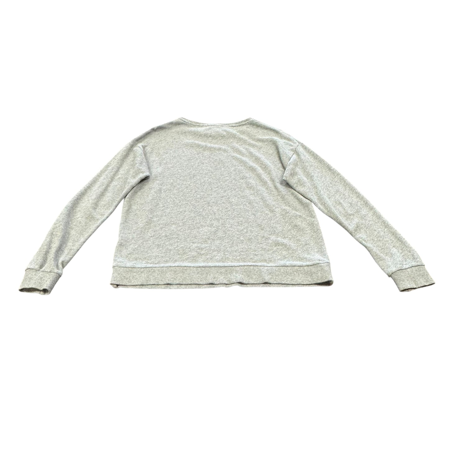 FOREVER21 GRAY STUDDED SWEATER 96 LARGE