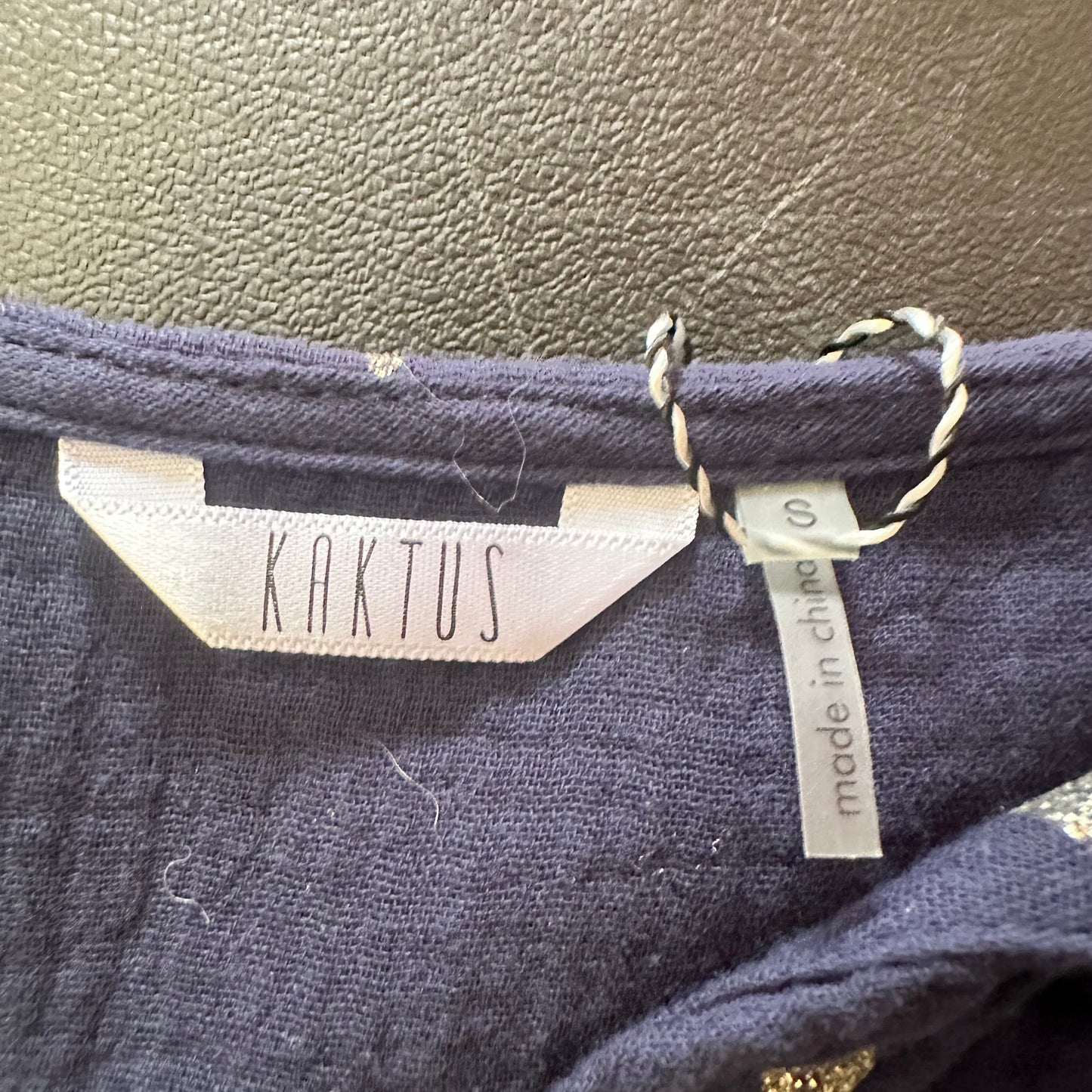 KAKTUS GOLD DIAMOND NAVY DRESS 100 SMALL
