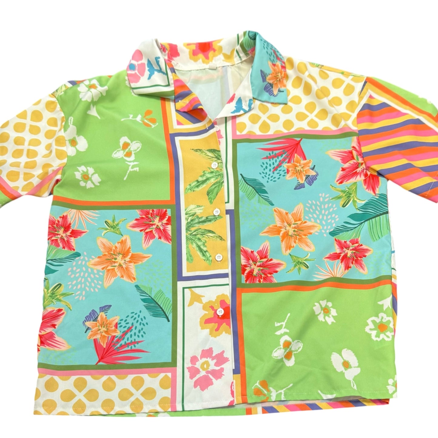 TROPICAL 2 PC SHORTS SET 84 MEDIUM