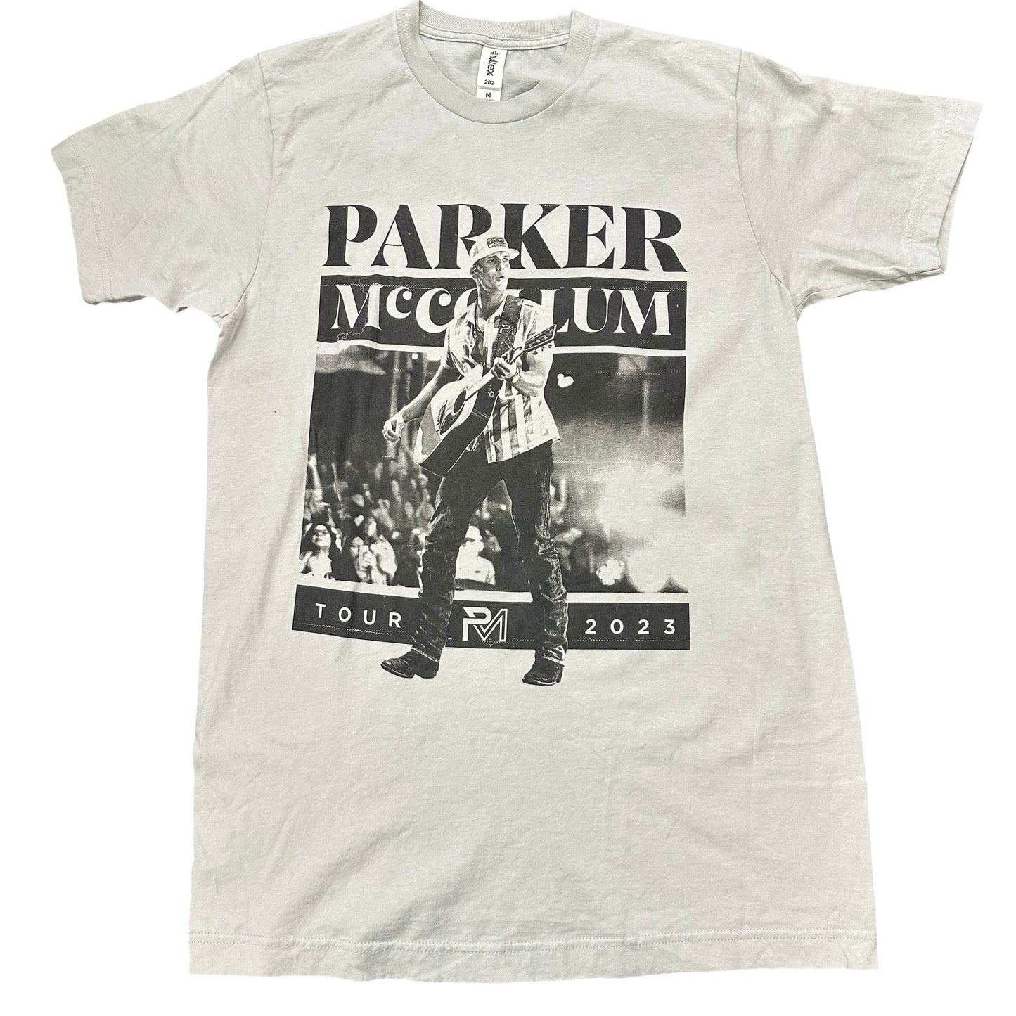 PARKER MCCOLLUM GRAY 2023 CONCERT TSHIRT 100 MEDIUM