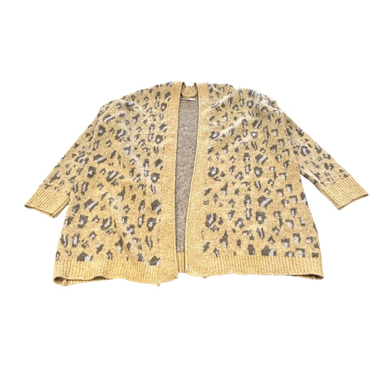 EASEL ANIMAL PRINT CARDIGAN 126 LARGE