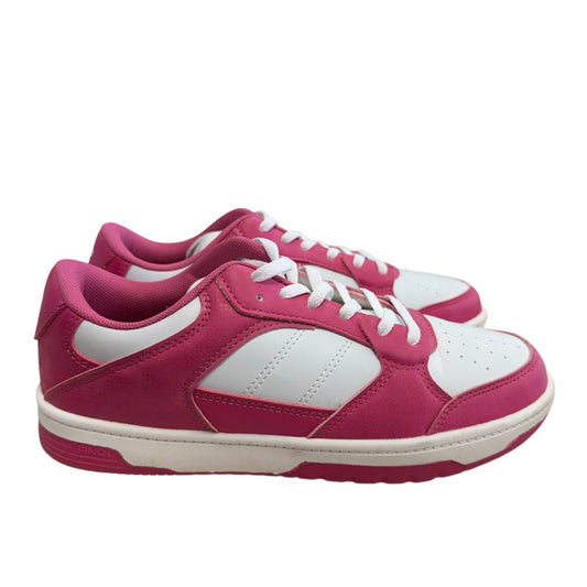 AND1 LOW TOP BASKETBALL SNEAKER WHITE PINK 248 SZ 7.5
