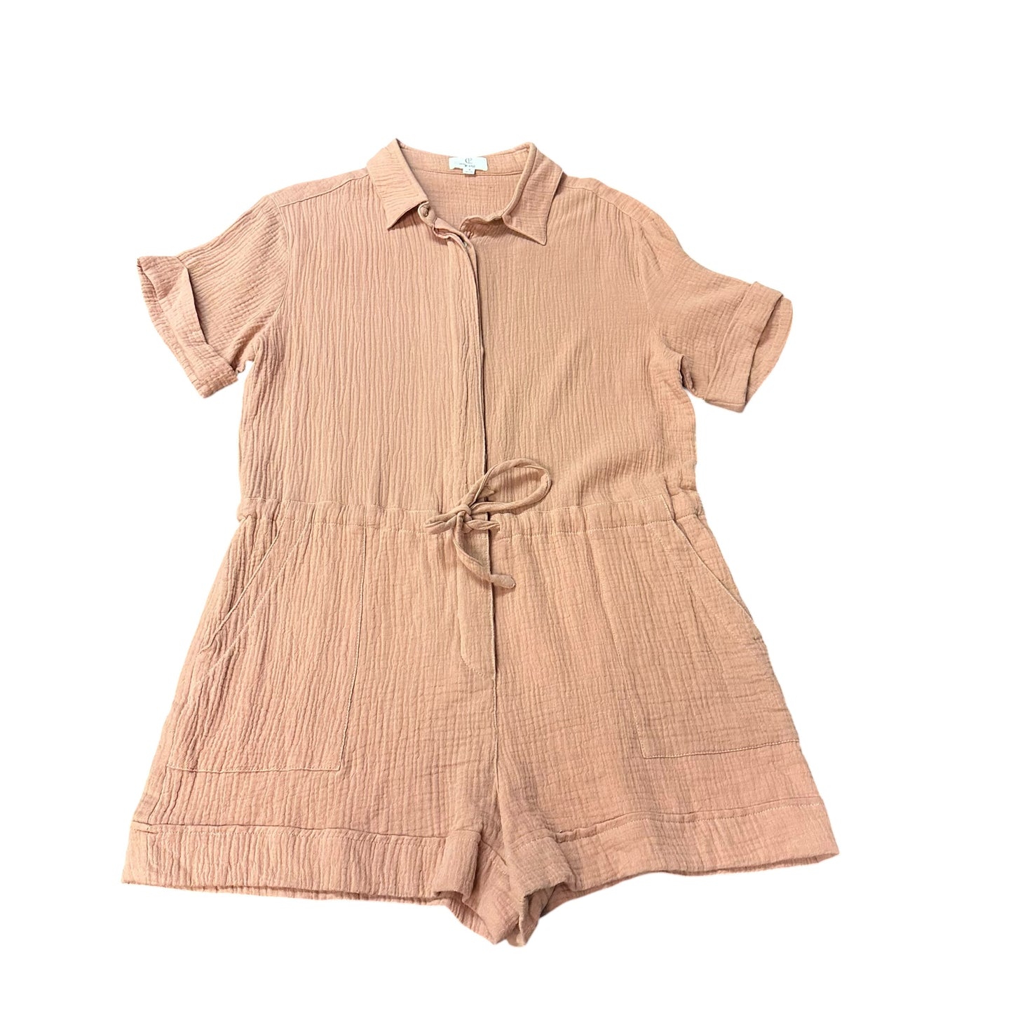 P CILL TERRACOTTA GAUZE ROMPER NWOT COTTON 100 SMALL