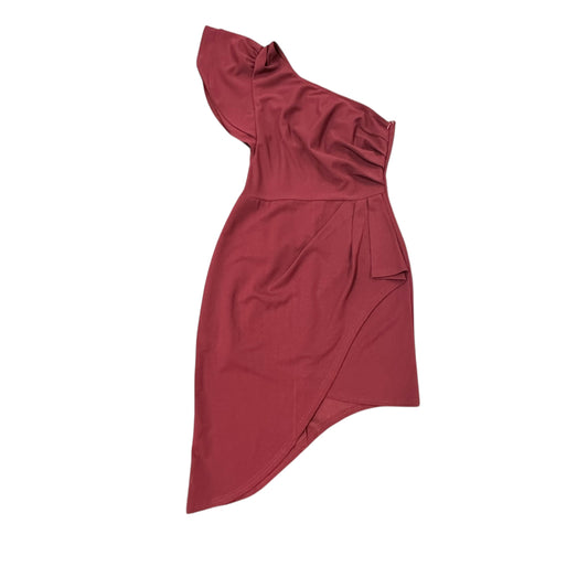 BTFBM MAROON ONE SHOULD RUFFLE DRESS NWT 202 LARGE