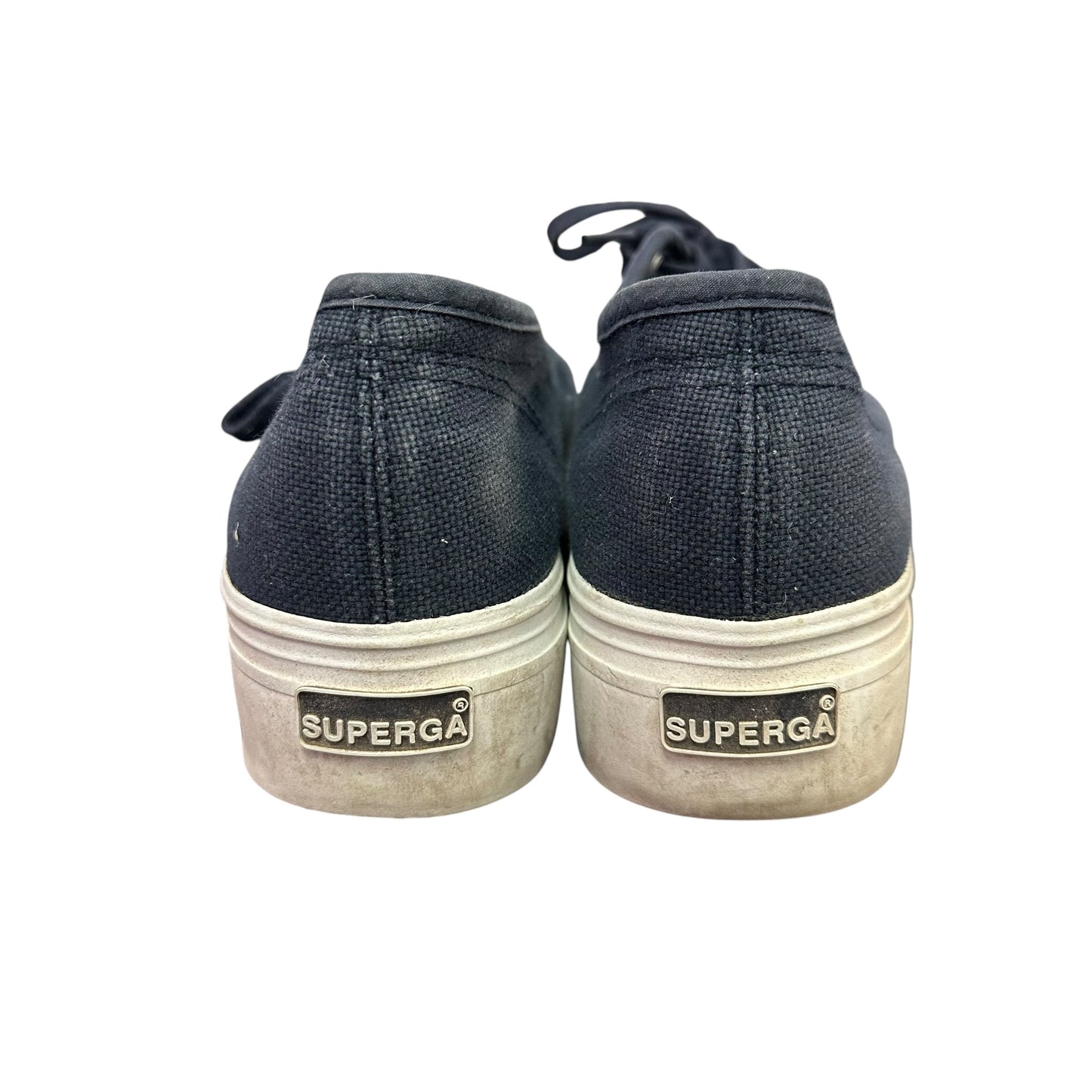 SUPERGA NAVY CANVAS SNEAKERS SZ 8