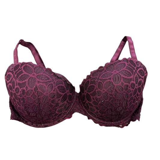 PINK VICTORIA SECRET MAROON BRA 36DD