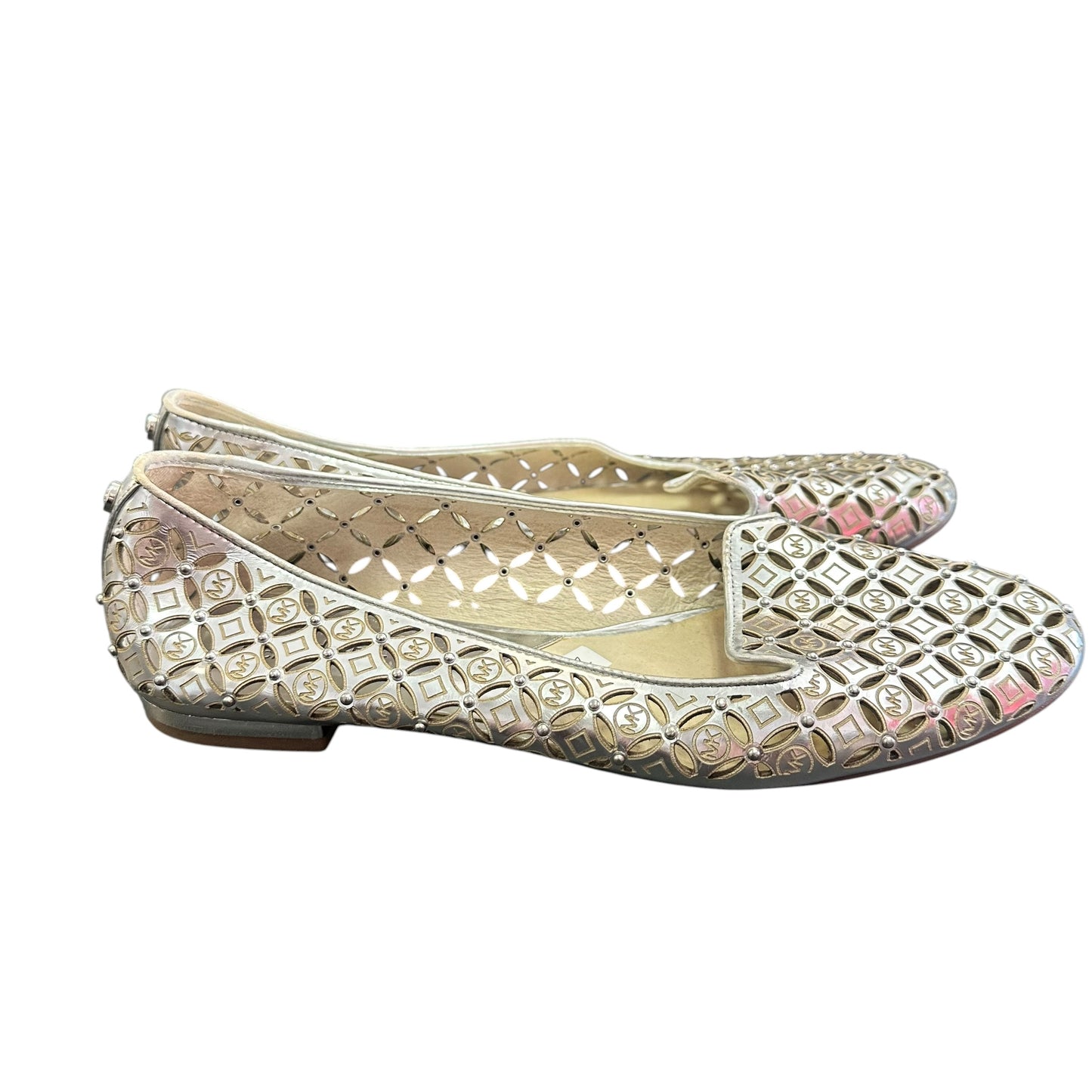 MK MICHEAL KORS SILVER FLATS 219 SZ 9