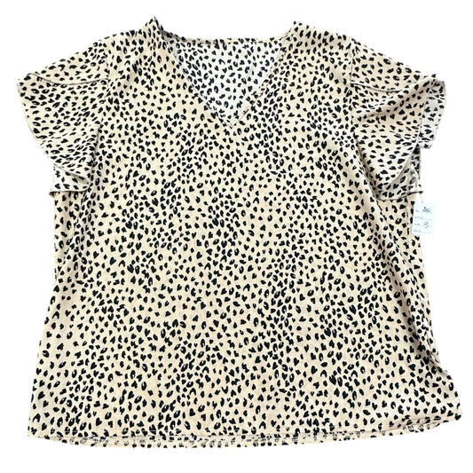 SHEIN ANIMAL PRINT BLOUSE 100 LARGE