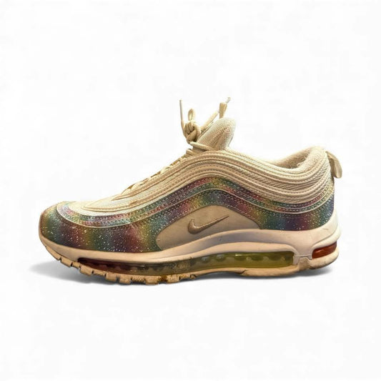 NIKE AIR MAX 97 RAINBOW GLITTER SNEAKERS SZ 8.5