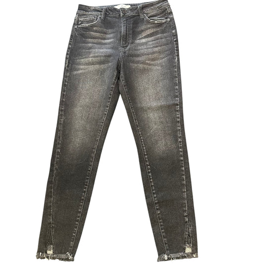 KANCAN BLACK HIGH-RISE SKINNY JEANS 39 SZ 11