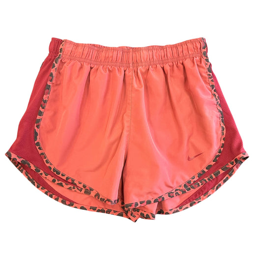 NIKE DRY FIT BURGUNDY ANIMAL PRINT ATHLETIC SHORTS LINER 285 SMALL