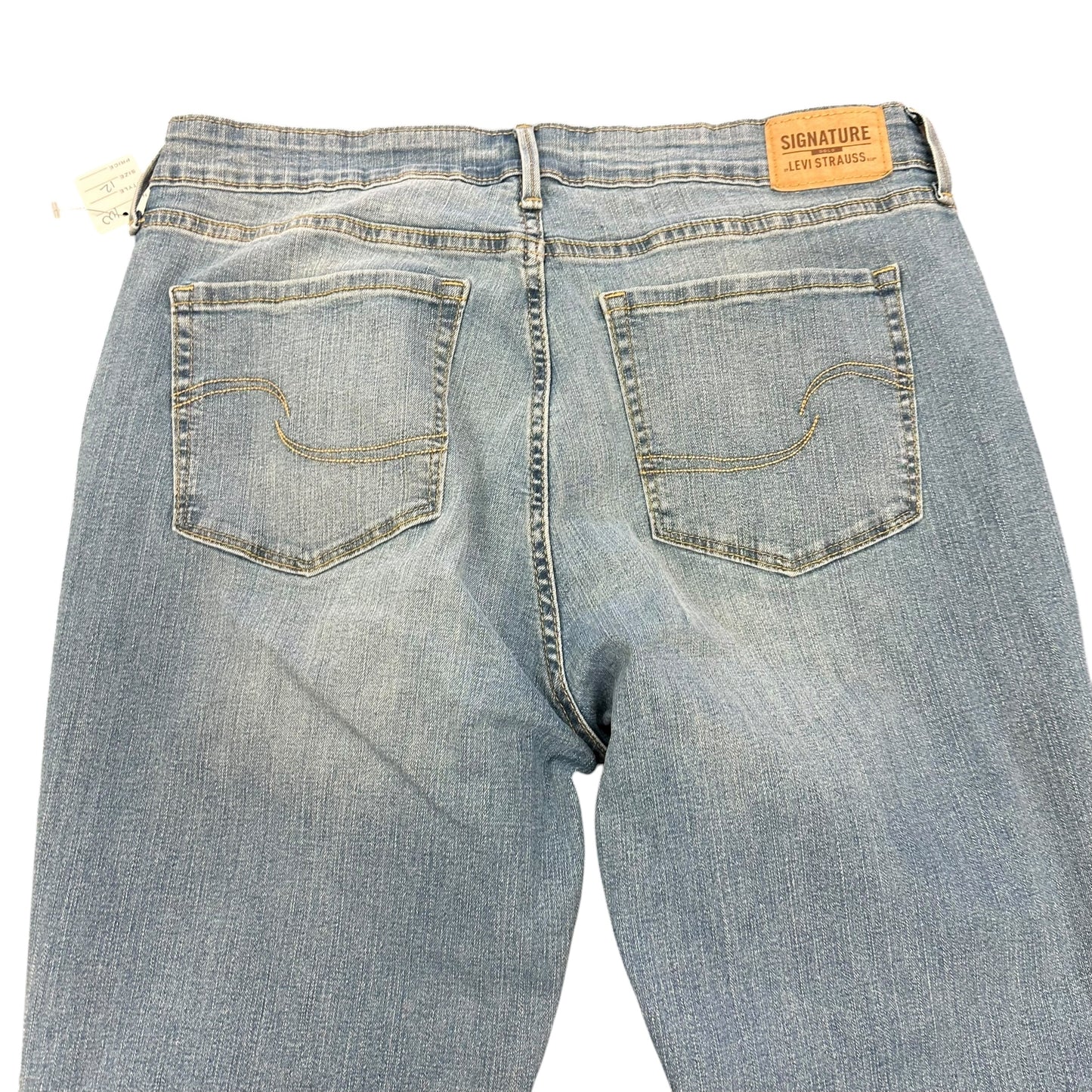 LEVI SIGNATURE STRAUSS MID RISE CAPRI 100 SZ 12/31