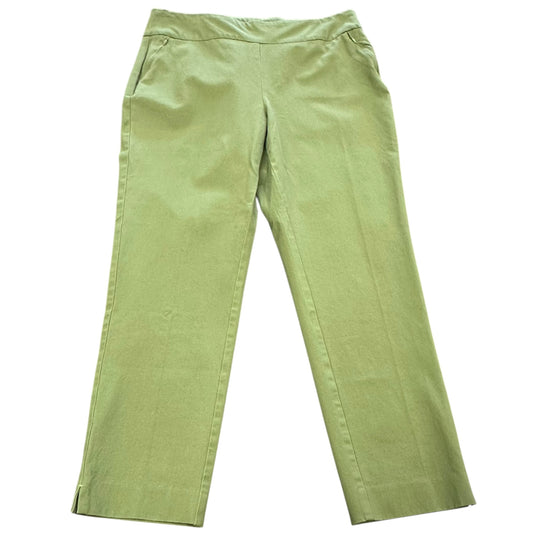 SOFT SURROUNDINGS PULL ON GREEN PANTS 98 LARGE