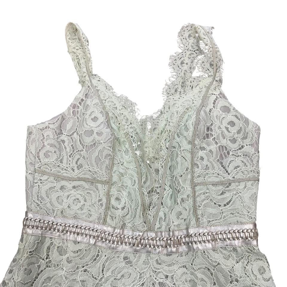 FREE PEOPLE LACE FULL LENGTH DRESS 100 Sz 0