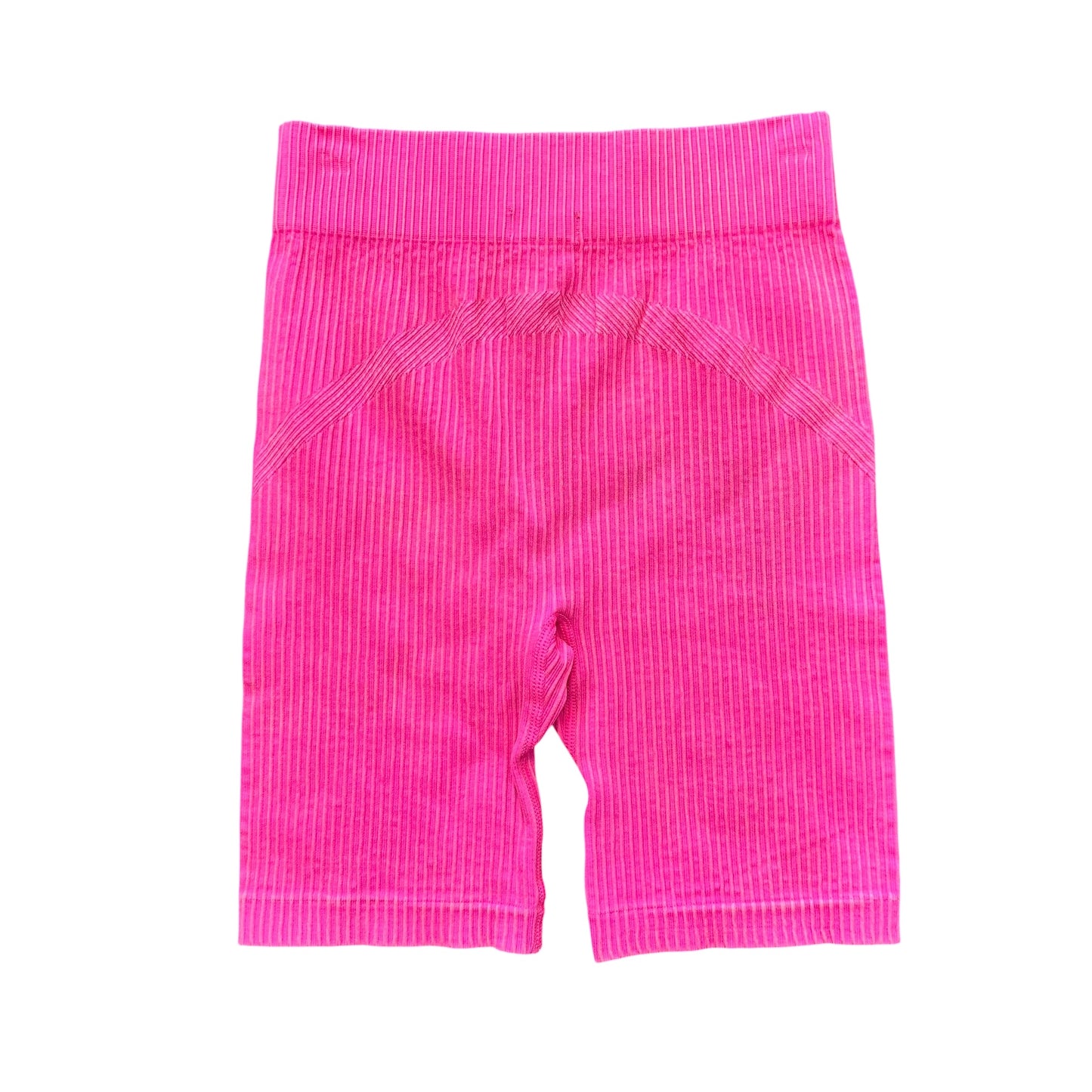 DAISY PINK RIBBED BIKER SHORTS 100 SMALL