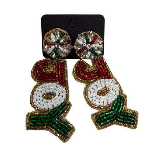 CHRISTMAS JOY BEADED EARRINGS 39