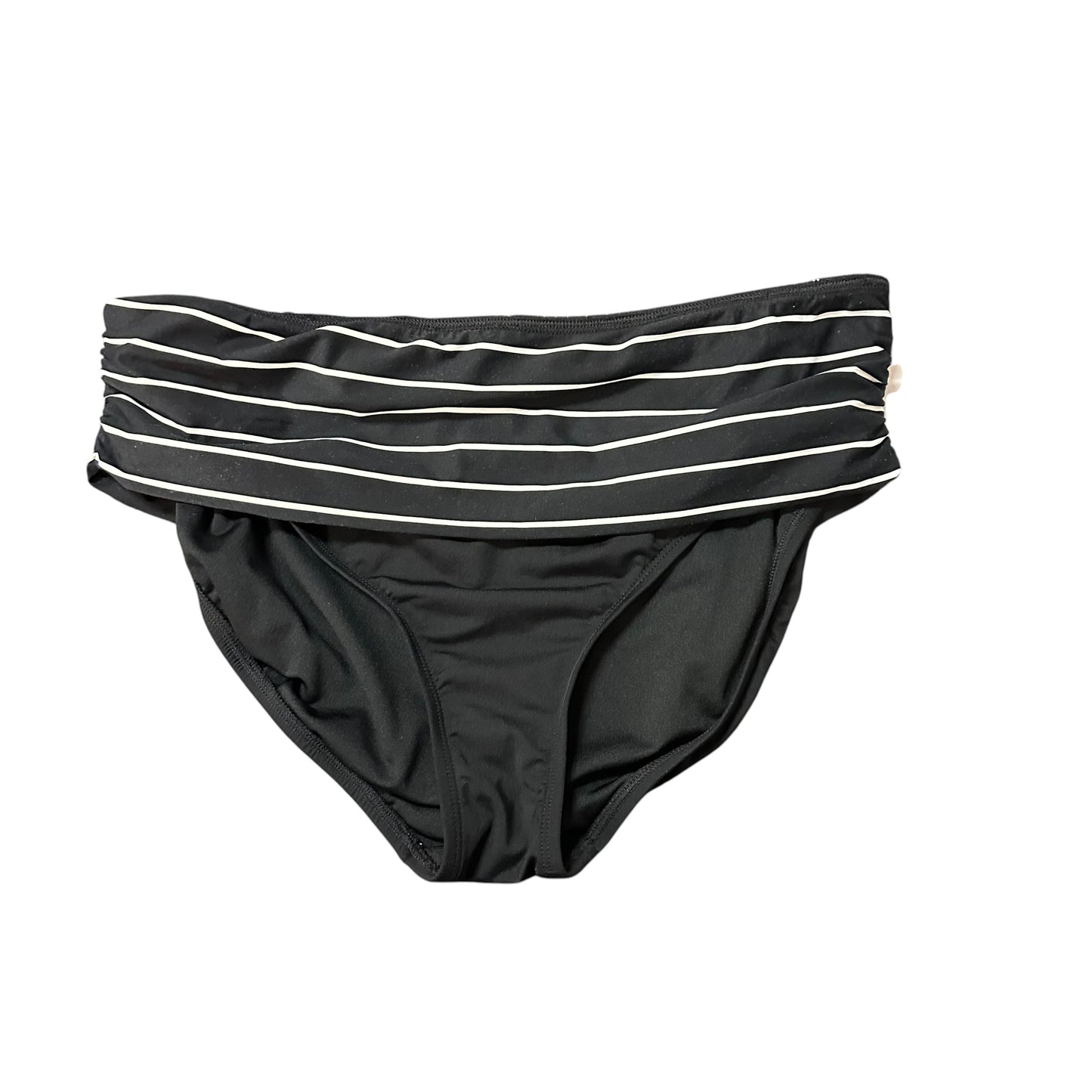 BEACH HOUSE BLACK WHITE BIKINI BOTTOMS 122 SZ 14