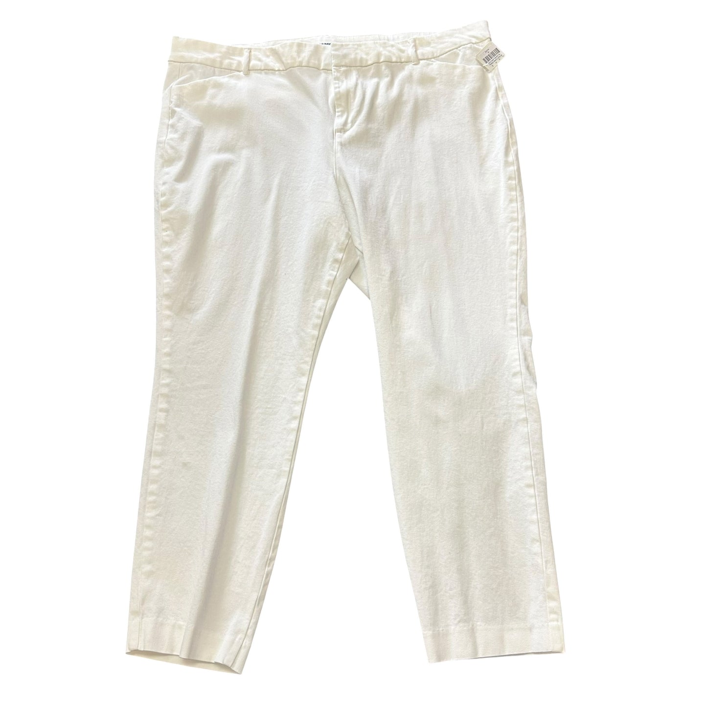 OLD NAVY WHITE TAPERED PANTS (270) 20