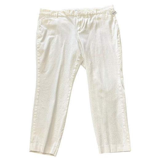 OLD NAVY WHITE TAPERED PANTS (270) 20