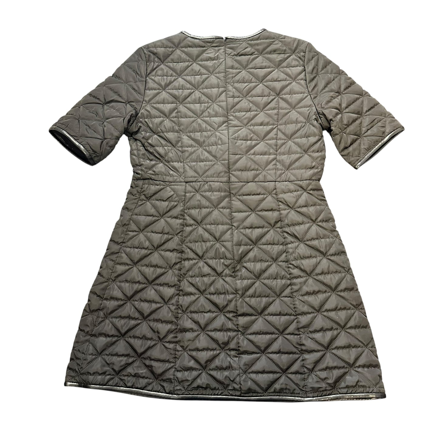 DOLCE CABO BLACK QUILTED MINI DRESS 100 SMALL