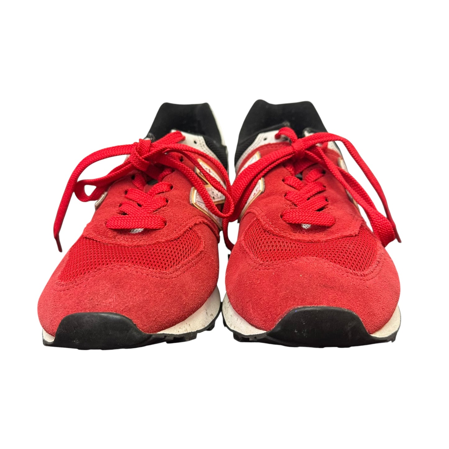 NEW BALANCE PLAYING CARD RED SNEAKERS 263 SZ 8