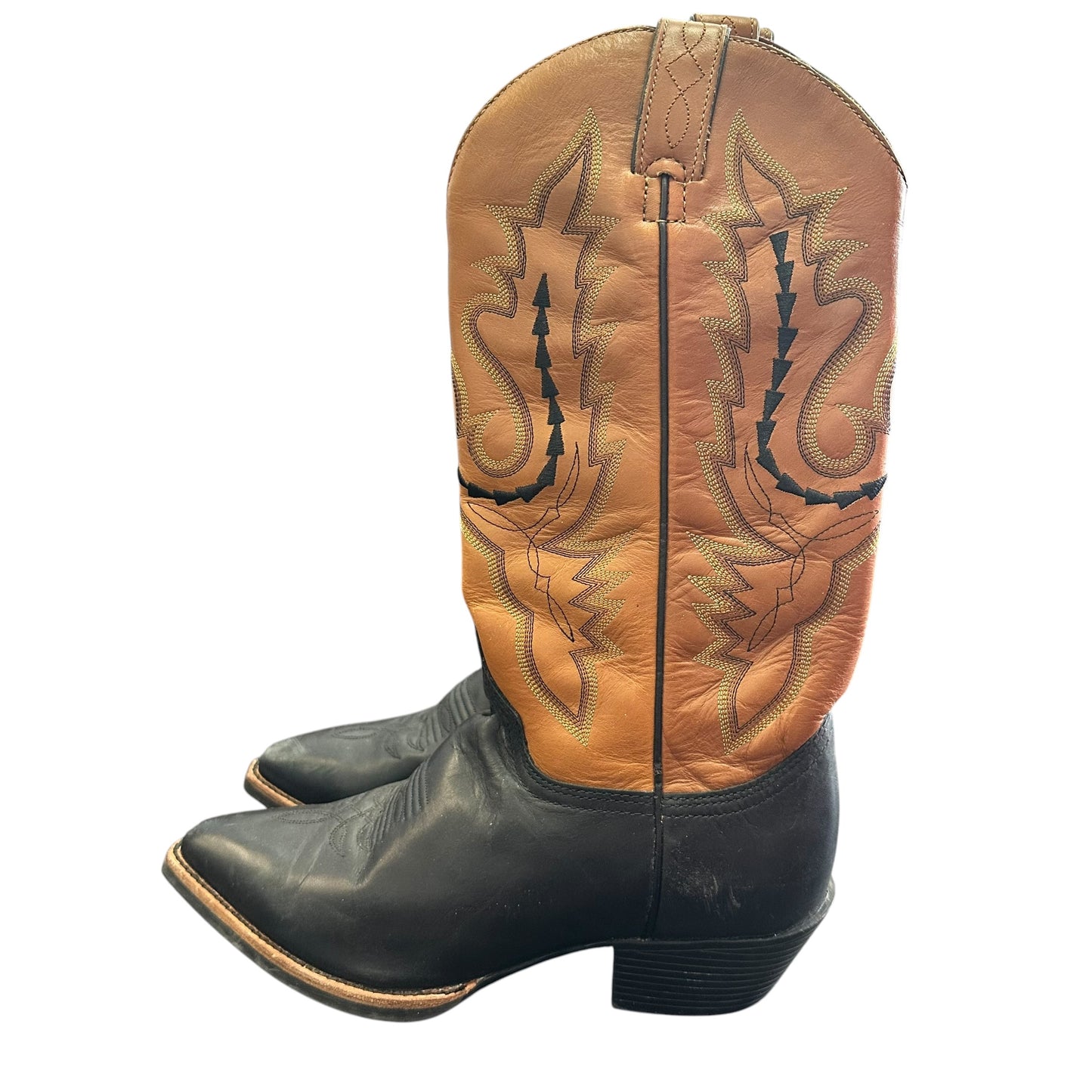 JUSTIN WOMENS WESTERN COWBOY BOOTS 100 SZ 6.5