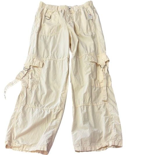 WILD FABLE BEIGE WINDBREAKER CARGO PANTS 223 MEDIUM