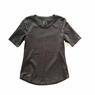 D&CO BLACK SHORT SLEEVE TOP- 44 SMALL