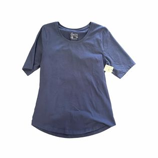 D&CO NAVY SHORT SLEEVE TOP- 44 XXSMALL