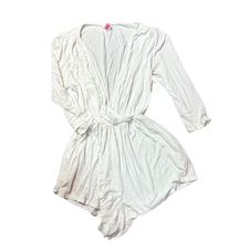 WHITE KNIT ROMPER SOME WEAR LARGE